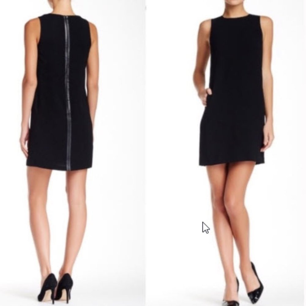 Vince Black Sleeveless Mini Dress with Back Zip
